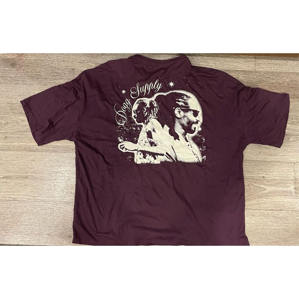 Snoop Dogg 3XL Men’s Burgundy Tee Shirt
